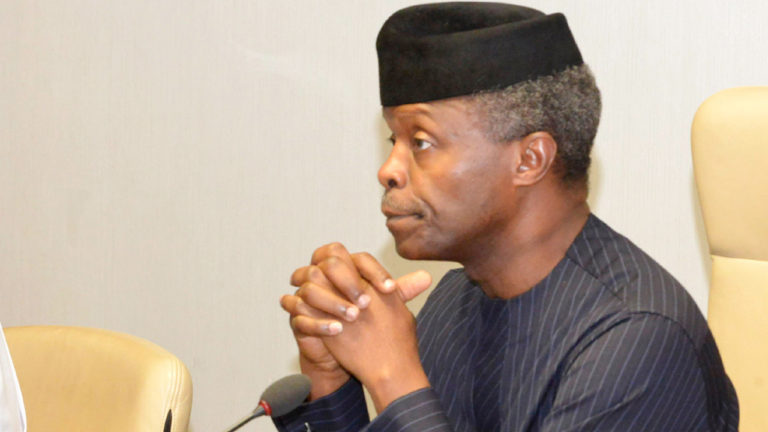 Leverage technology to drive agricultural sector, Osinbajo charges youths